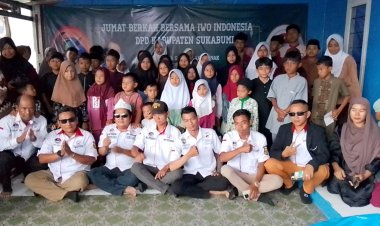IWO Indonesia DPD Sukabumi Gelar Jumat Berkah, Santuni Anak Yatim Piatu