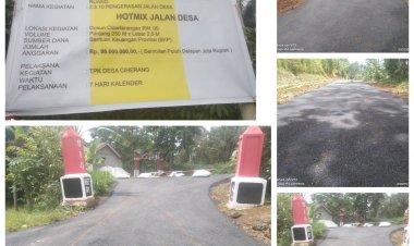 Pengerasan Jalan Desa Hotmix Dusun Ciawilarangan: Langkah Nyata Pemerintah Kabupaten Sumedang dalam Meningkatkan Infrastruktur Desa
