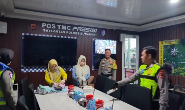 Sigap, Pos Pam Terpadu Exit Tol Parungkuda Bantu Persalinan Ibu Hamil