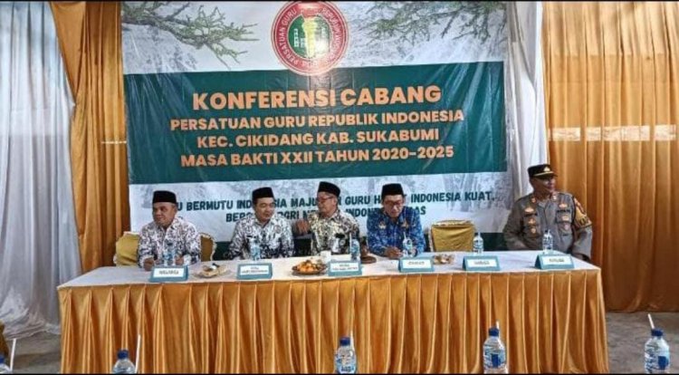 H. Aji Fauzi, S.Pd.I Kembali Terpilih sebagai Ketua PGRI Kecamatan Cikidang Periode 2025–2030