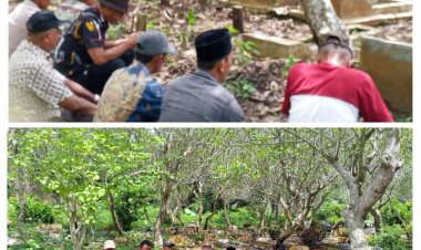 Masyarakat Adat Tiyuh Halangan Ratu Gelar Jirah Kubur dan Doa Bersama