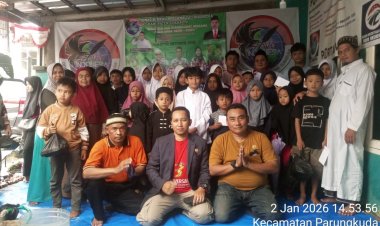 Awal Tahun 2026, IWO Indonesia DPD Kabupaten Sukabumi Gelar Jumat Berkah dan Santunan Yatim Piatu