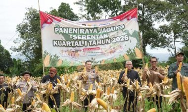 kuti Panen Raya Jagung Serentak, Kabupaten Bogor Dukung Penguatan Ketahanan Pangan Nasional