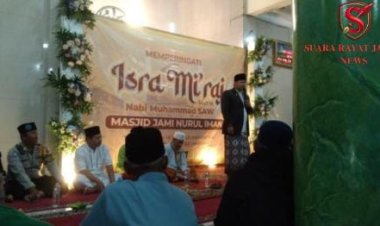 Peringati Isra Mi’raj Nabi Muhammad SAW, Masjid Jami Nurul Iman Karadenan Gelar Kegiatan Keagamaan