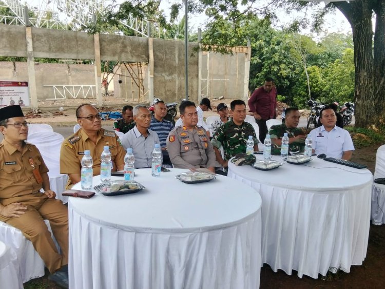 Danramil 421-02/Gedong Tataan Jalin Sinergitas Forkopimcam Dorong Percepatan Pembangunan Gerai KDKMP