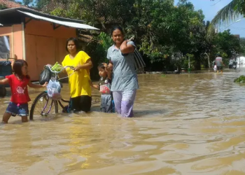 Ilustrasi - Banjir merendam dua desa di Cilacap, meliputi Desa Sidareja dan Desa Gunungreja. (Foto: Liputan6.com/Muhamad Ridlo).