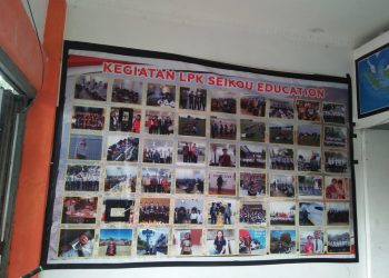 Foto dokumentasi kegiatan para siswa LPK Seikou Education yang berkantor pusat, di jalan Melanthon Siregar No 222, Kelurahan Sukaraja, Kecamatan Siantar Marihat.