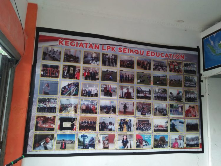 Foto dokumentasi kegiatan para siswa LPK Seikou Education yang berkantor pusat, di jalan Melanthon Siregar No 222, Kelurahan Sukaraja, Kecamatan Siantar Marihat.