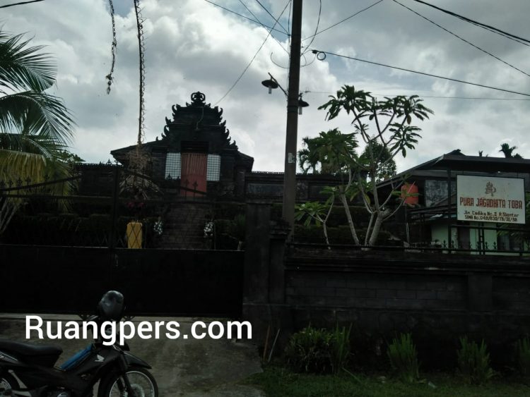 Suasana Pura Jagadhita Toba saat dikunjungi  Ruangpers.com, Selasa (2/2/2021), di jalan Cadika Nomor 2, Kelurahan Bah Kapul, Kecamatan Siantar Sitalasari, Kota Pematangsiantar.