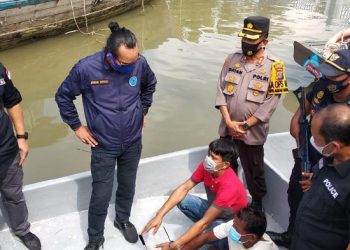 Foto: Tim gabungan gagalkan penyelundupan narkoba di Pantai Cermin, Sumut. (dok.istimewa)