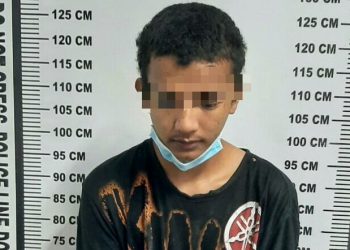 Foto pelaku yang diringkus Polisi.