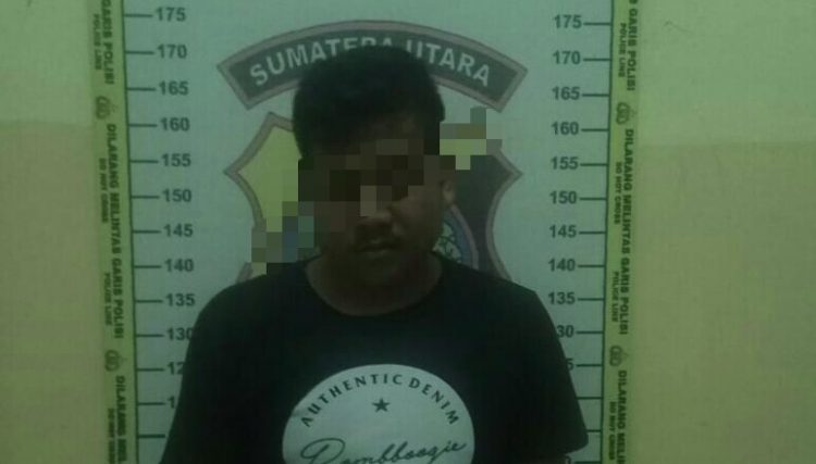 Foto tersangka penganiayaan berat yang diamankan Polisi.