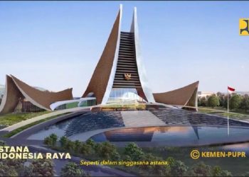 Desain Istana Presiden di Ibu Kota Baru. Foto: Dok. Tangkapan Layar Facebook PUPR