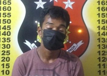 Foto pelaku curat yang diamankan Polisi.