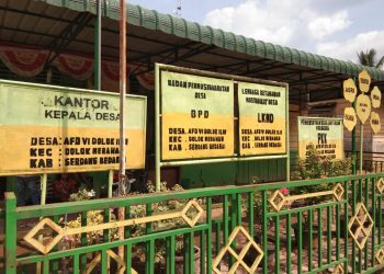 Kantor Desa Dolok Ilir 6, Kecamatan Dolok Merawan, Kabupaten Sergai. (foto/dmk)