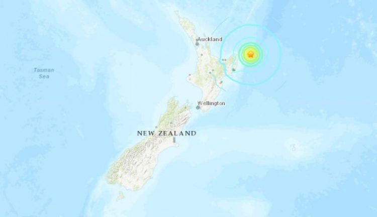 Gempa bumi M6,9 mengguncang Selandia Baru Kamis (4/3) WIB (USGS)