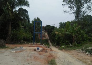 Lokasi kecelakaan kerja yang dialami Operator Truk Crane hingga tewas di tempat.