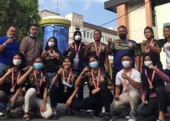 Atlet Perkumpulan Angkat Berat Seluruh Indonesia (Pabersi) Pemerintah Kota (Pemko) Tebing Tinggi, berhasil meraih 2 mendali emas, 5 mendali perak dan 5 mendali perunggu.