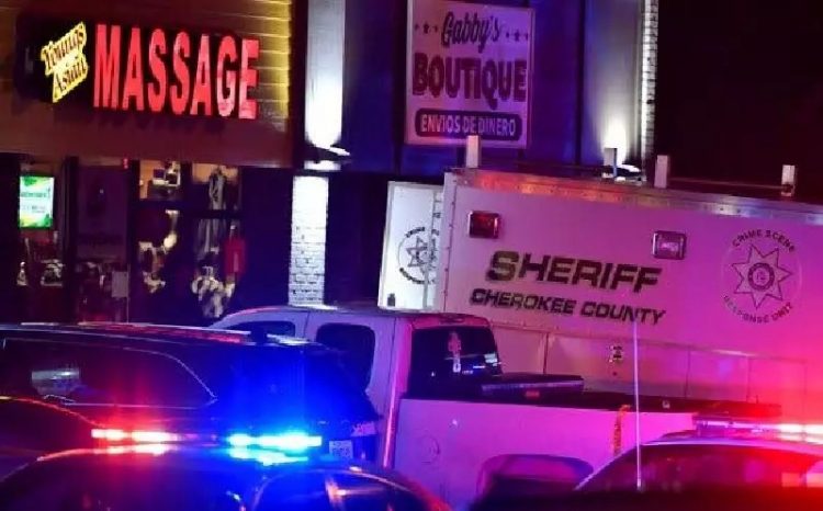 Penembakan terjadi di tiga panti pijat di Atlanta, AS pada Selasa (16/3/2021) malam waktu setempat. (Foto: Associated Press)
