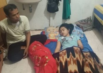 Echa, putri tidur Banjarmasin, Kalimantan Selatan terlelap.(dok.Kanalkalimantan.com)