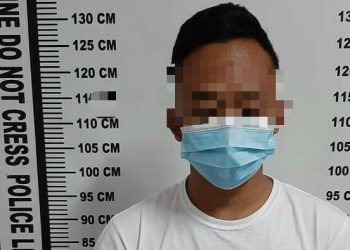 Foto pelaku pemilik ekstasi yang diringkus Polisi.