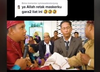 Gugup saat Akad Nikah, Pria Ini Malah Menikahkan Penghulu (tiktok.com/@ippank.gokiel)