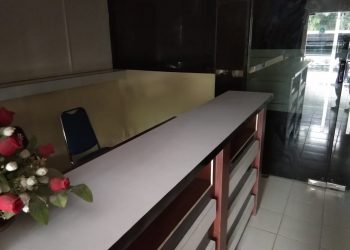 Suasana kantor Dinas PUPR Tebing Tinggi tampak tak berpenghuni saat ditemui watawan, Jumat (23/4/2021), lalu.