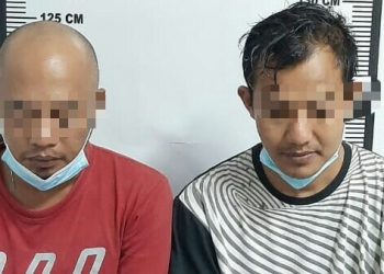 Foto kedua tersangka.