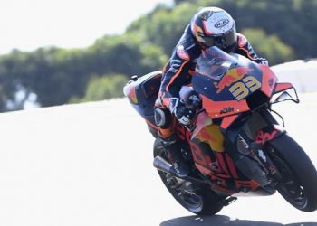 Hasil FP1 MotoGP Spanyol: Binder Tercepat, Marc Marquez Ketiga. (Foto: Getty Images/Mirco Lazzari gp)