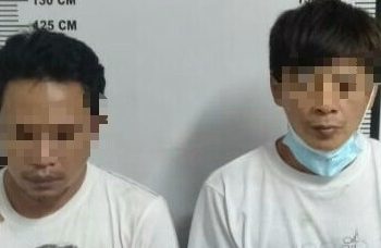 Foto kedua tersangka yang ditangkap Polisi.
