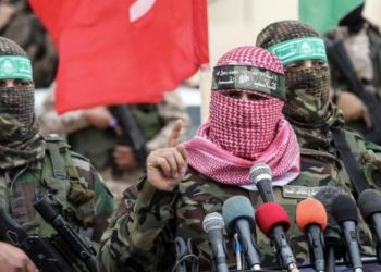 Juru Bicara Brigade Al-Qassam sayap militer Hamas Abu Ubaidah [Foto: Hops.id]