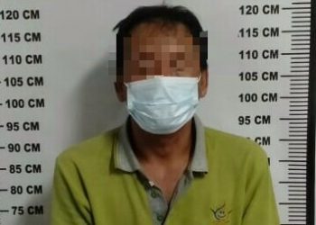 Foto Koko Purba yang diringkus Polisi.