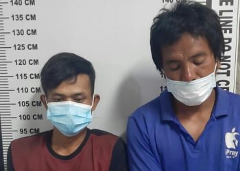 Foto kedua pelaku yang diringkus Polisi.