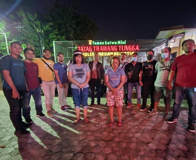 Dua wanita diduga pelaku pembunuh Porta boru Tumanggor diringkus Polisi di Medan.