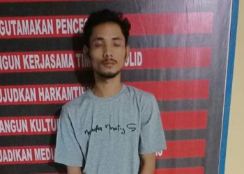 Foto pelaku penganiayaan yang diringkus Polisi.