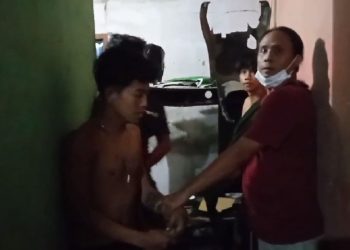 Polisi menangkap 2 pelaku begal di Pangkalpinang. (Foto: iNews/Haryanto).