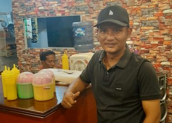 Purba Situmorang, owner Cafe Chloe Mezner Siantar Square.