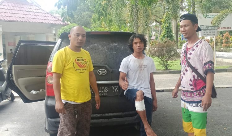 Foto pelaku dan barang bukti mobil yang diamankan Unit Sat Reskrim Polres Pematangsiantar dari Riau.