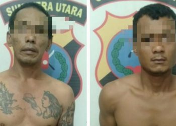 Foto kedua pelaku pencurian.