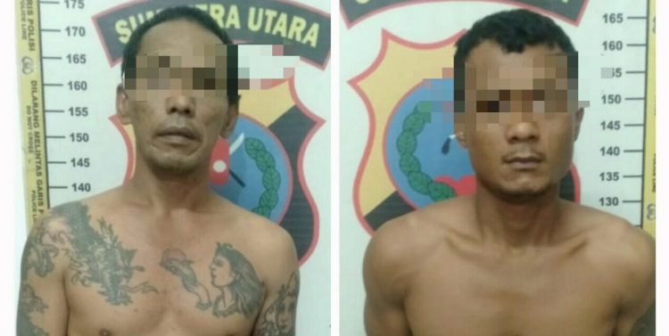 Foto kedua pelaku pencurian.