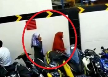 Viral emak-emak histeris gegerkan satu kapal, antar keluarga malah kebawa berlayar (Instagram/aceh.viral).