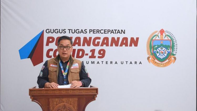 Juru Bicara Satgas Covid-19 Provinsi Sumut Aris Yudhariansyah. (Foto: Humas Pemprov Sumut)