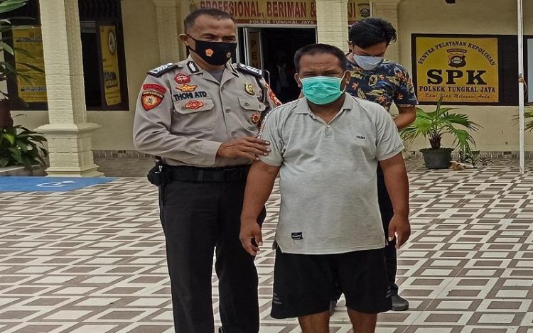 Pelaku pembuat perampokan palsu. (Foto: Ist)