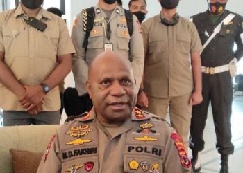 Kapolda Papua Irjen Pol Mathius Fakhiri. (ANTARA/Evarukdijati)