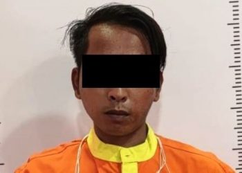 Pria berinisial N, yang ditangkap atas kasus kepemilikan narkotika jenis sabu disimpan dalam dubur. (Foto: ist)