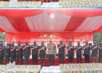 Foto: Satgas Polda Metro Bongkar 1,1 Ton Sabu (dok.istimewa)