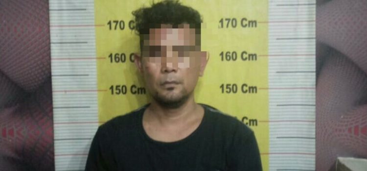 Foto pelaku yang dimankan Polisi.
