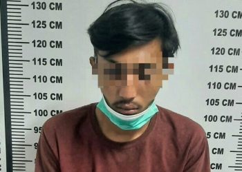 Foto pelaku yang diringkus Polisi.