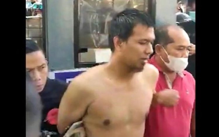 Pelaku penikaman anggota Satlantas Polrestabes Palembang. (Foto: Ist)