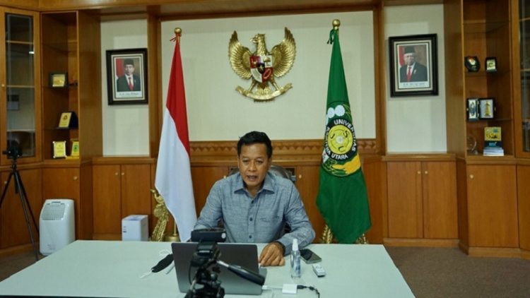 Rektor USU Muryanto Amin. (Foto: istimewa)
